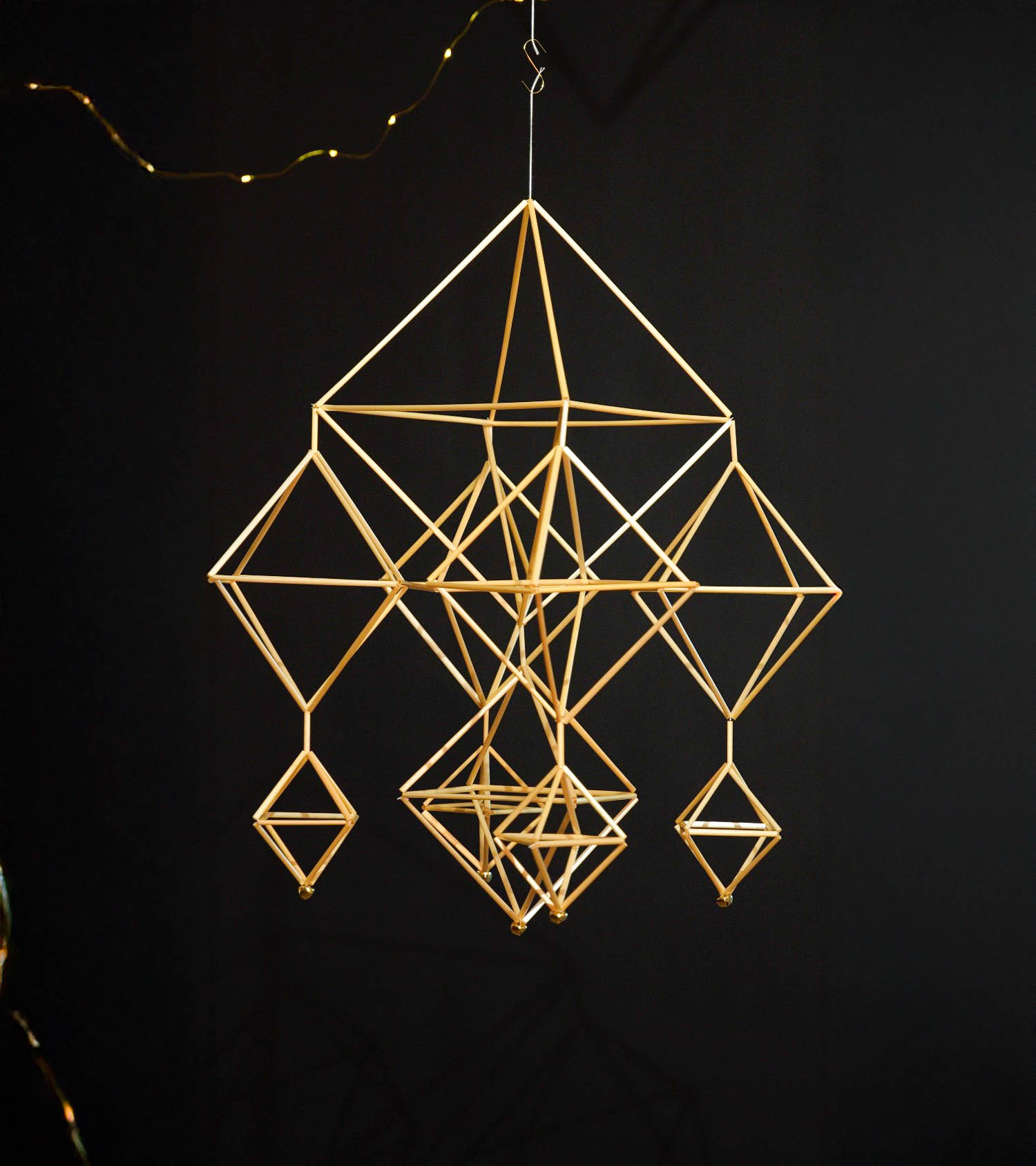 DIY Kit "Weightless" - Create your own straw Pavuk ornament
