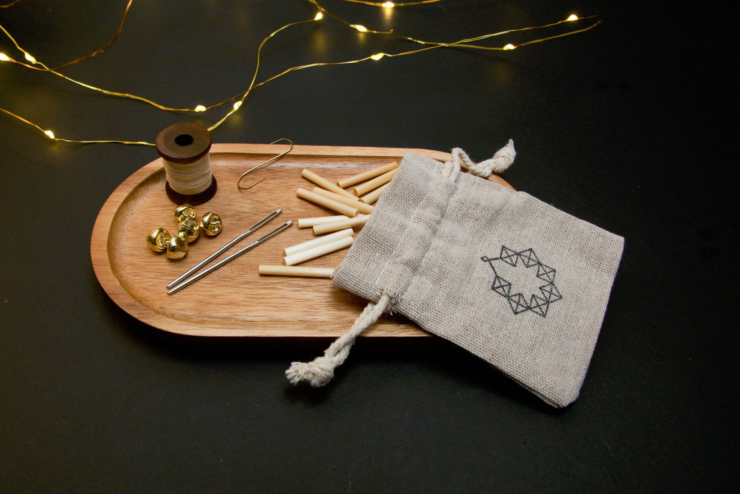 DIY Kit "Weightless" - Create your own straw Pavuk ornament - Image 3